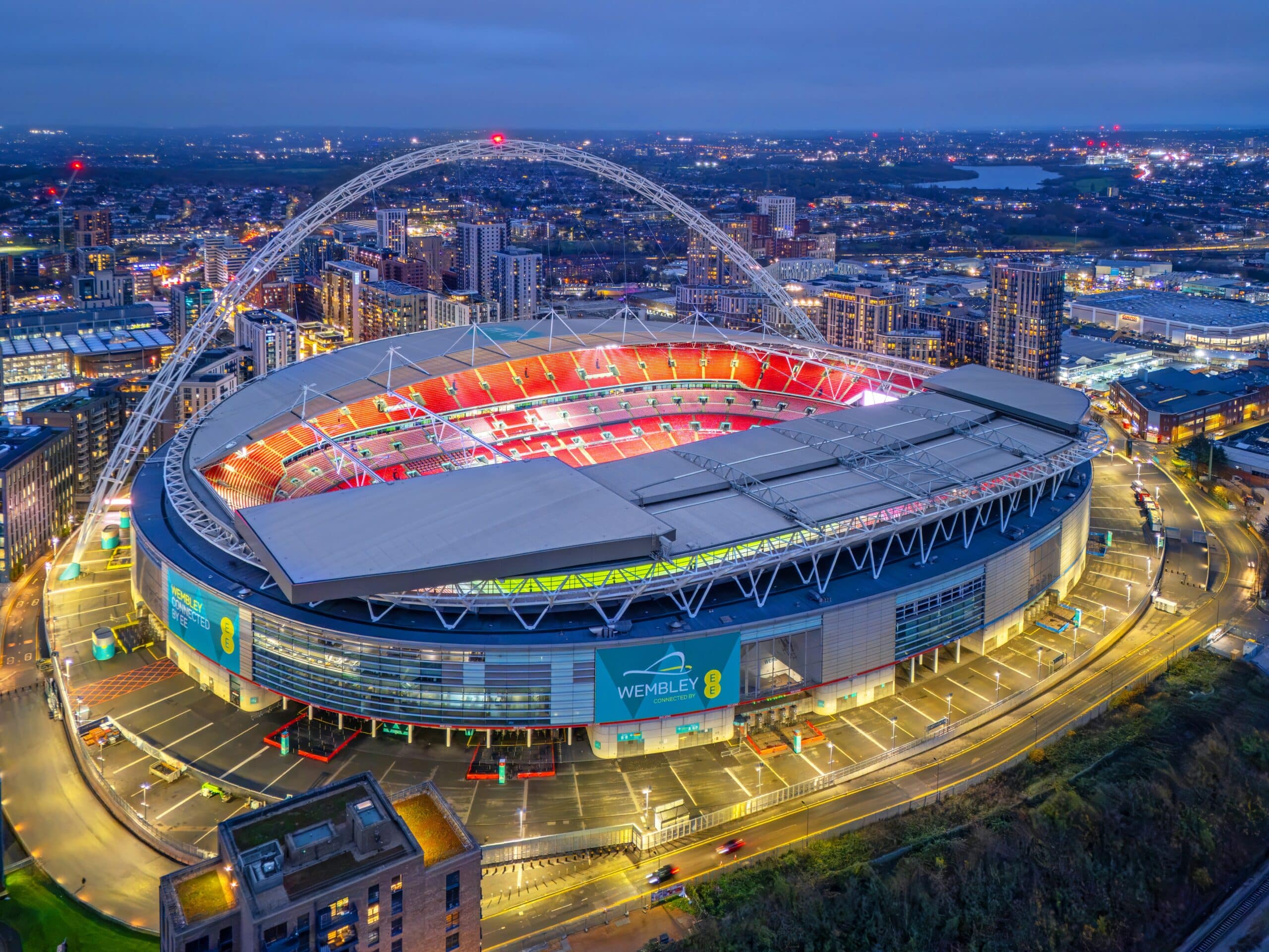 Wembley,,North,London,,United,Kingdom,11.27.2025,Aerial,Image,Of,Wembley