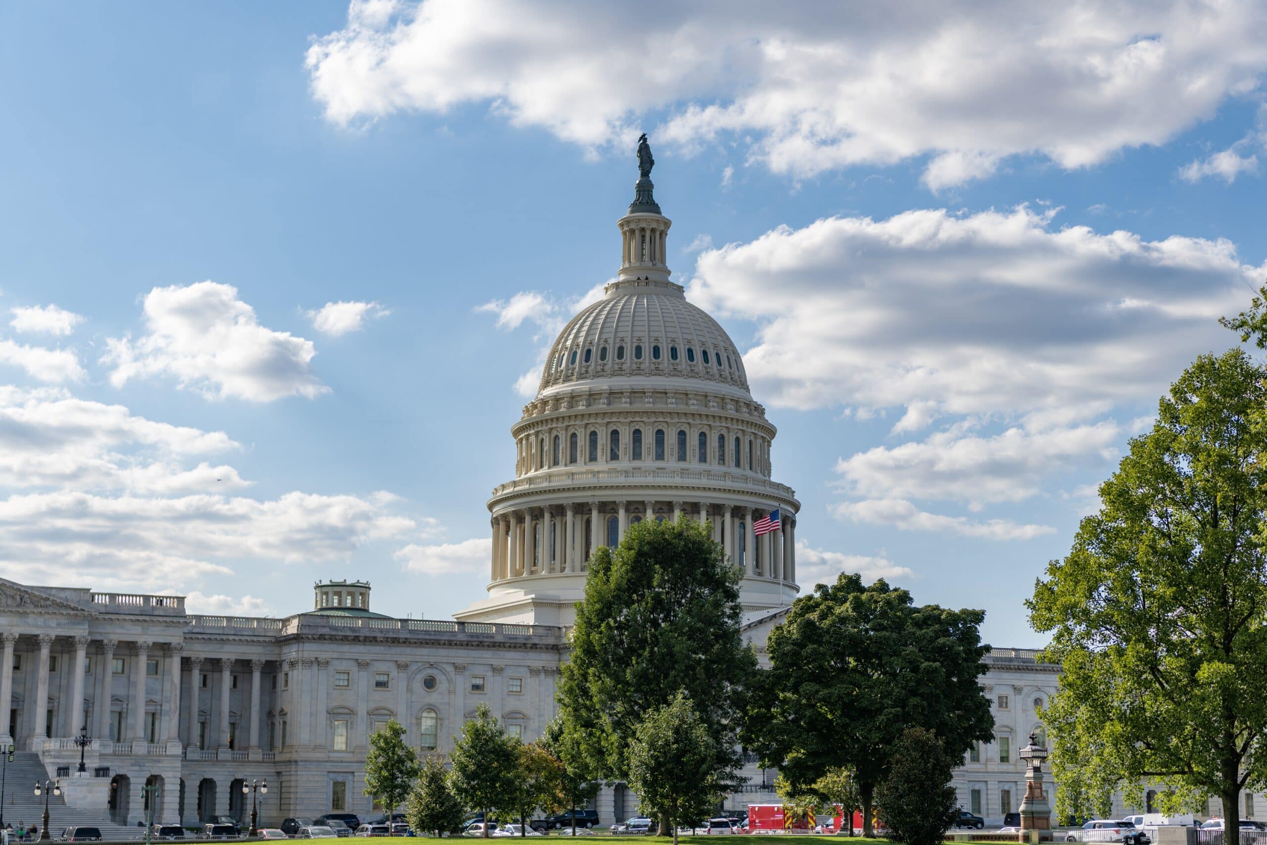 The,Capitol,Building,In,Washington.,Architecture,View,On,Dome,With
